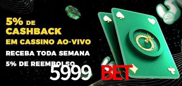 Promoções do cassino ao Vivo 5999 Bet